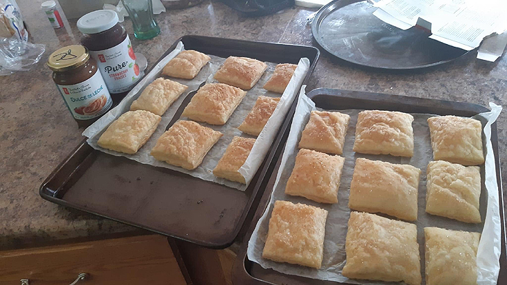 Recette de Feuilleté à la confiture