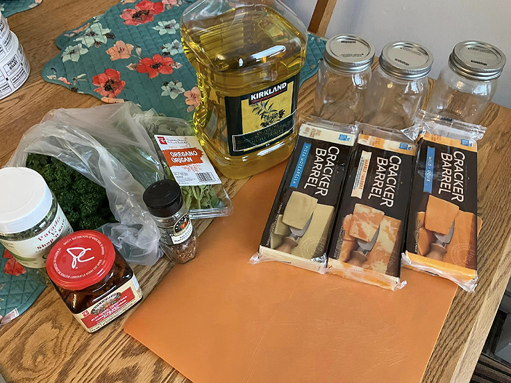 Recette de Fromage mariné