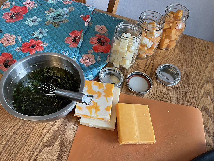 Recette de Fromage mariné