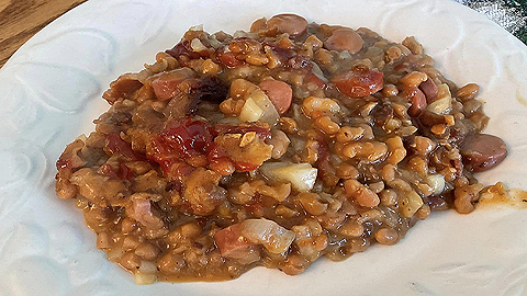 Recette de Fèves au Lard Gros Joe