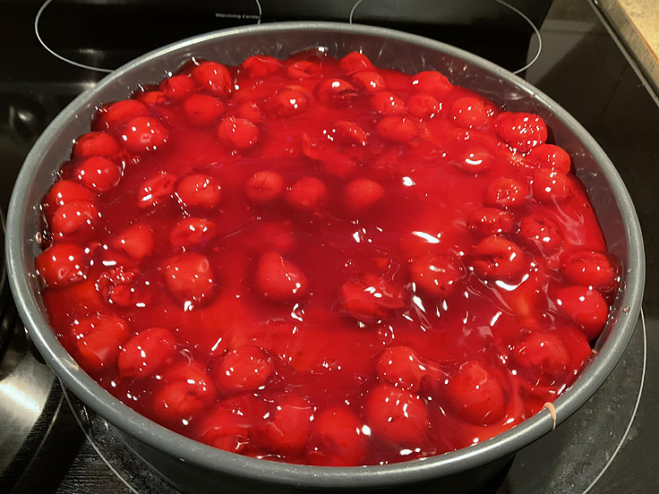Gâteau au fromage chocolat et cerise sans cuisson