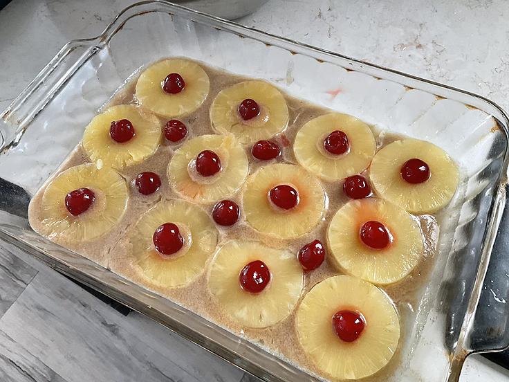 Gâteau renversé à l'ananas