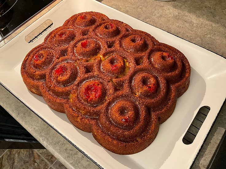 Gâteau salade de fruits