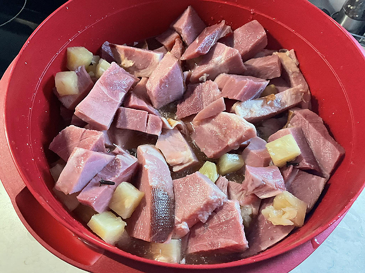 Jambon à l’ananas à la Pépère