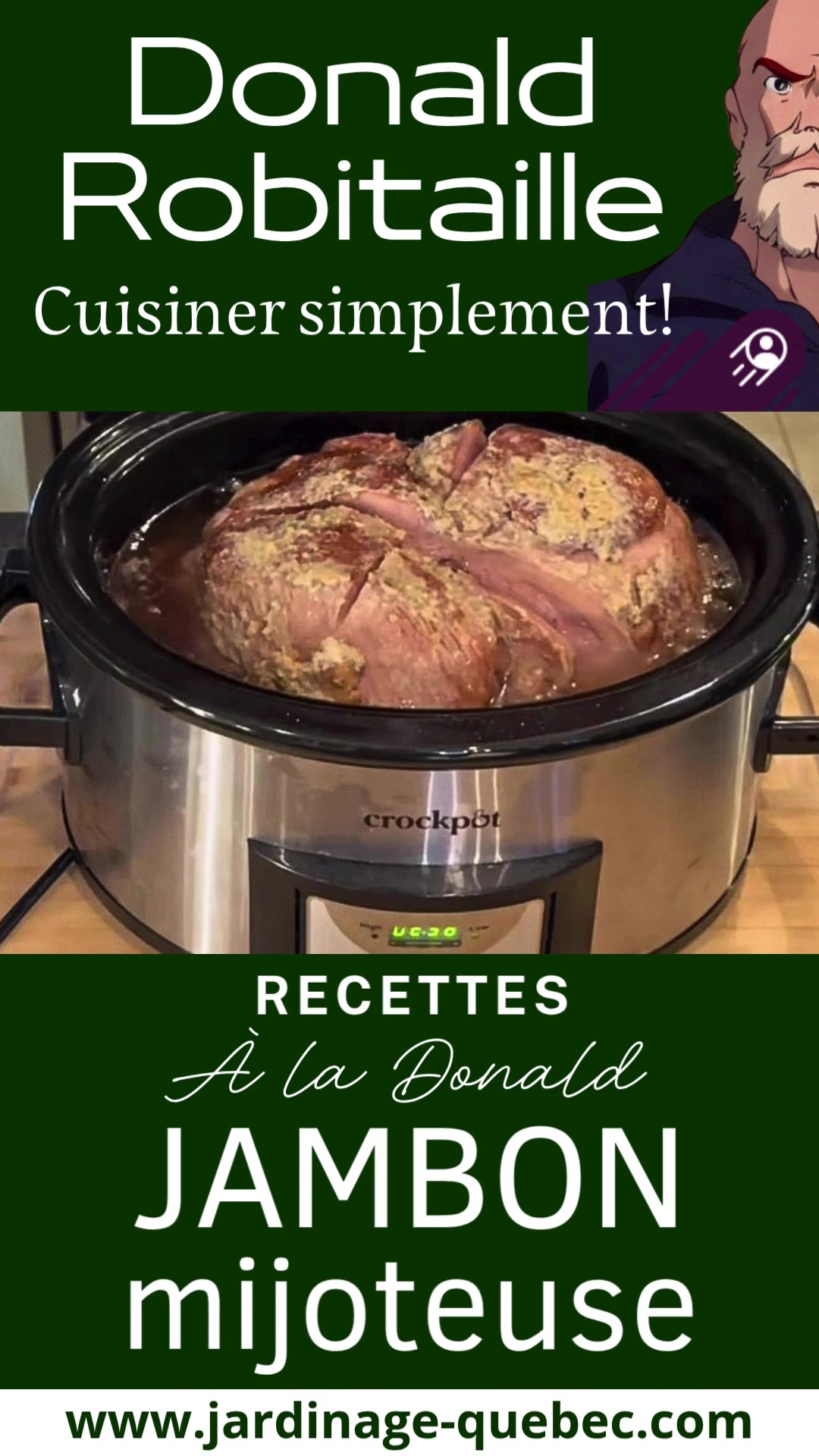 Jambon à la mijoteuse