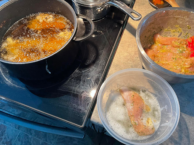 Recette de Lanières de Poulet