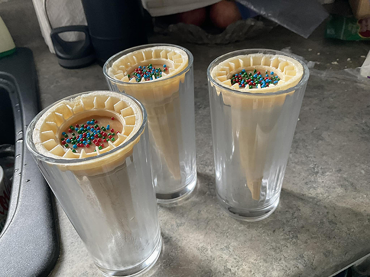 Mini-cornets à l'érable