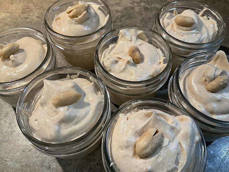 Mousse au beurre d'arachide