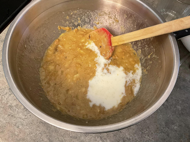 Recette de Muffins au beurre d'arachide et aux bananes