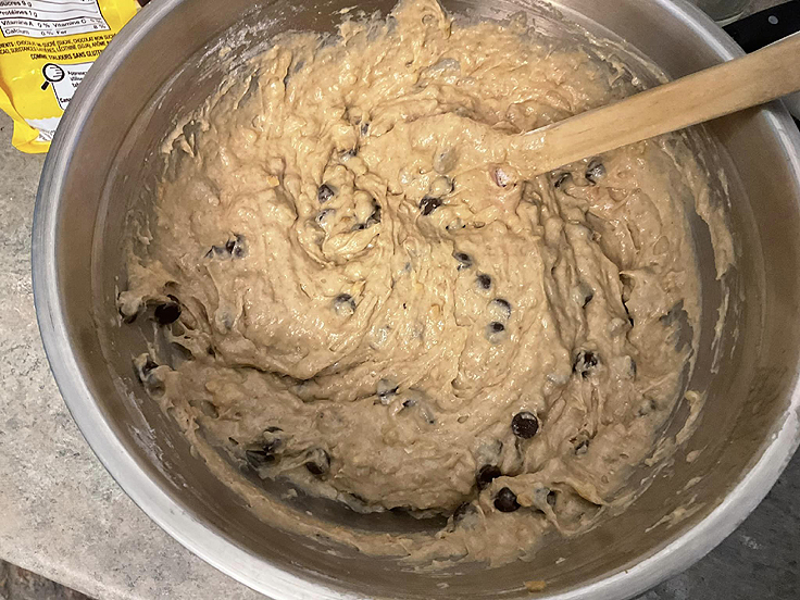 Recette de Muffins au beurre d'arachide et aux bananes