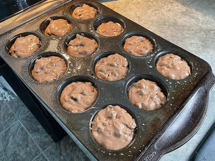 Muffins double chocolat