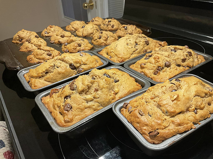 Recette de Pain aux bananes et beurre d'arachide