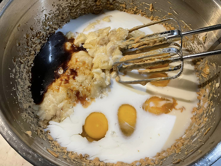 Pain aux bananes et beurre d'arachide