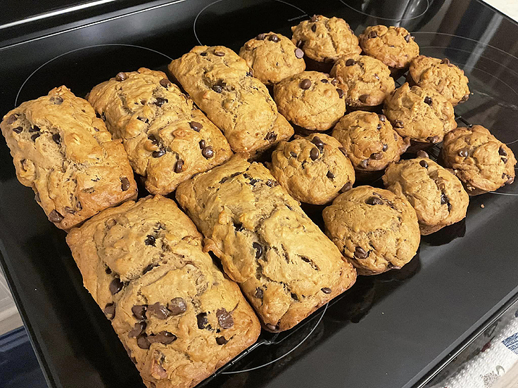 Pain aux bananes et beurre d'arachide