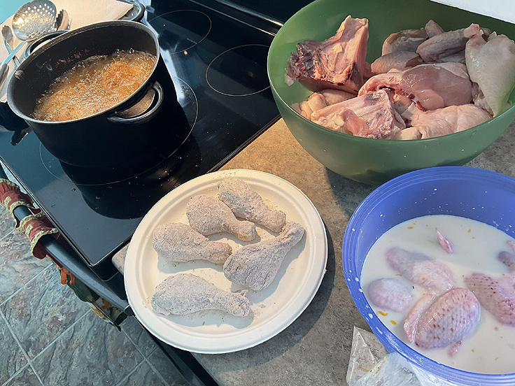 Panure semblable au Poulet Dixie Lee