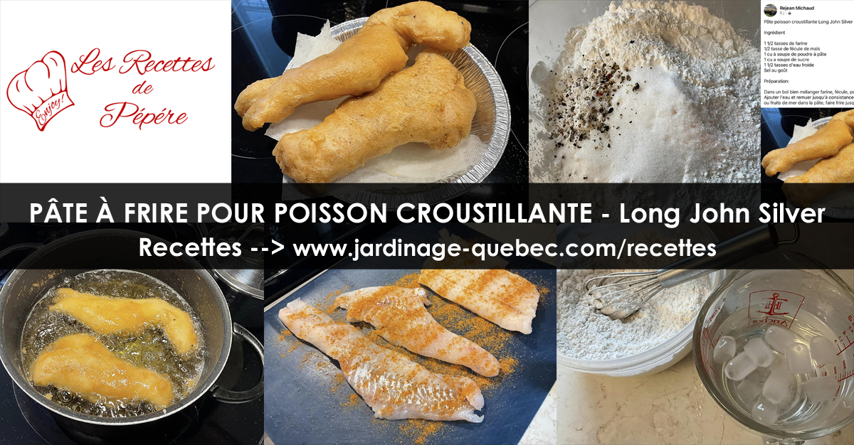 Pâte à frire pour poisson croustillante Long John Silver