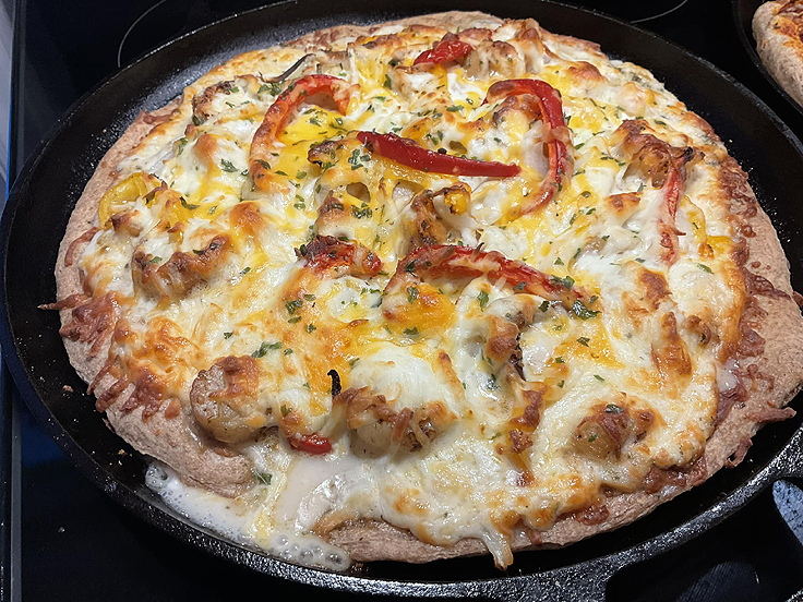 Pizza aux fruits de mer