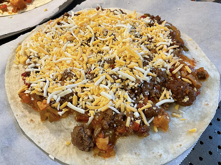 Recette de Pizza Taco