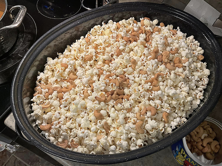 Popcorn au caramel