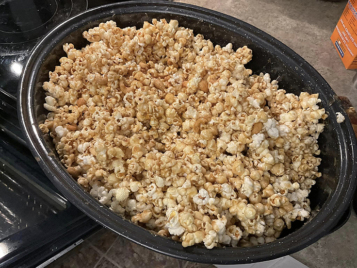 Popcorn au caramel