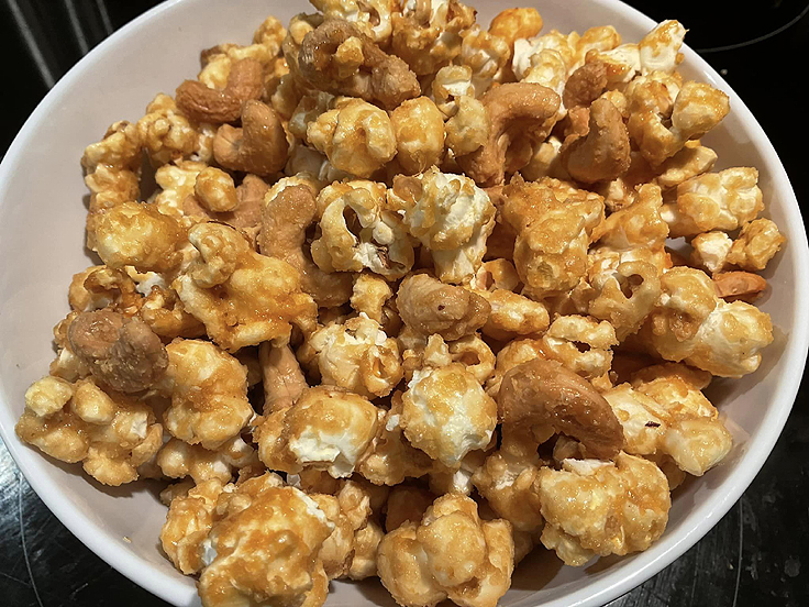 Recette de Popcorn au caramel