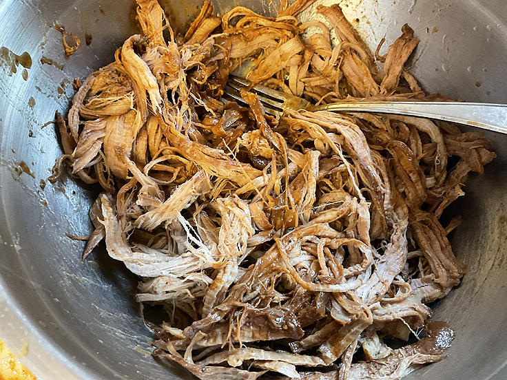 Recette de Porc effiloché