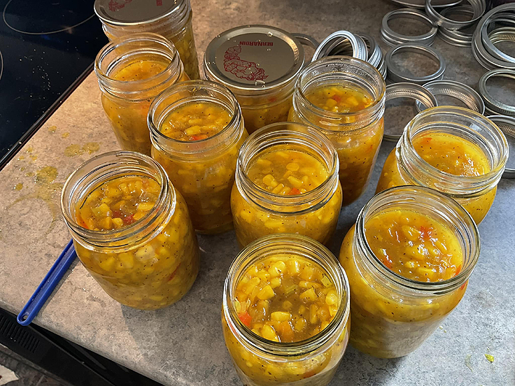 Recette de relish au maïs