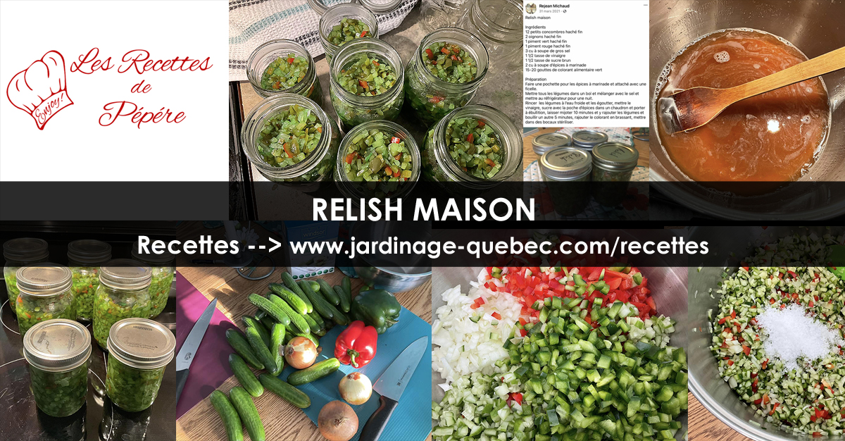 Relish maison