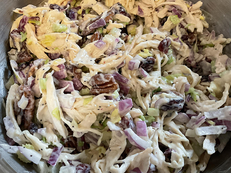 Recette de canneberges pacanes et poulet