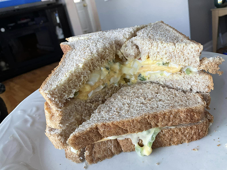 Recette de Sandwichs aux oeufs