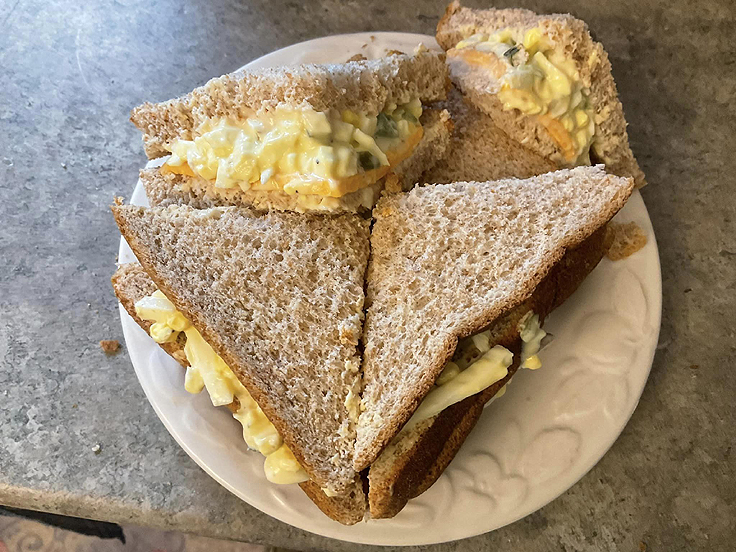 Sandwichs aux oeufs