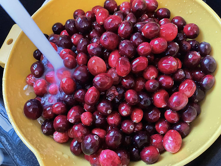 Sauce aux canneberges