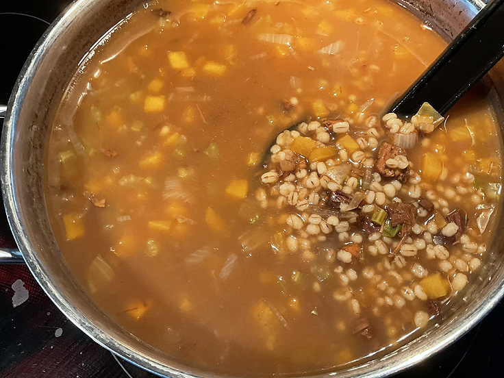 Soupe à l'Orge et au Boeuf