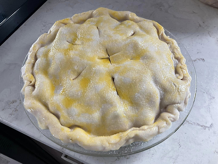 Recette de Tarte aux fraises et à la rhubarbe