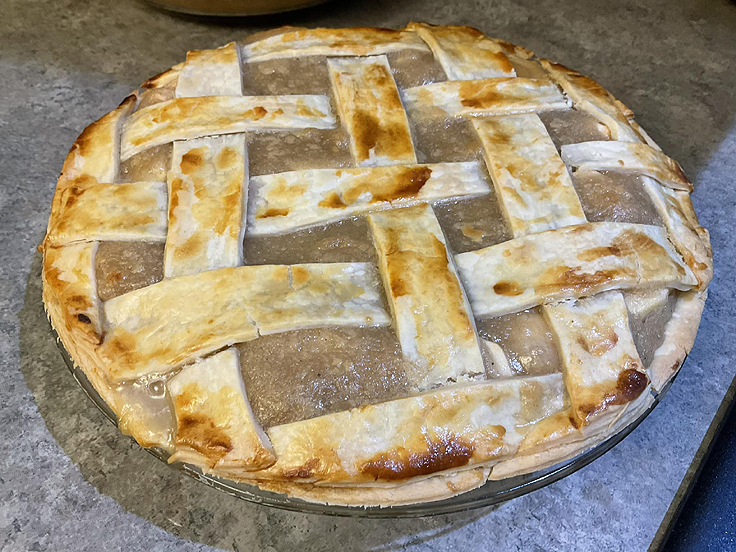 Recette de Tarte aux pommes caramel