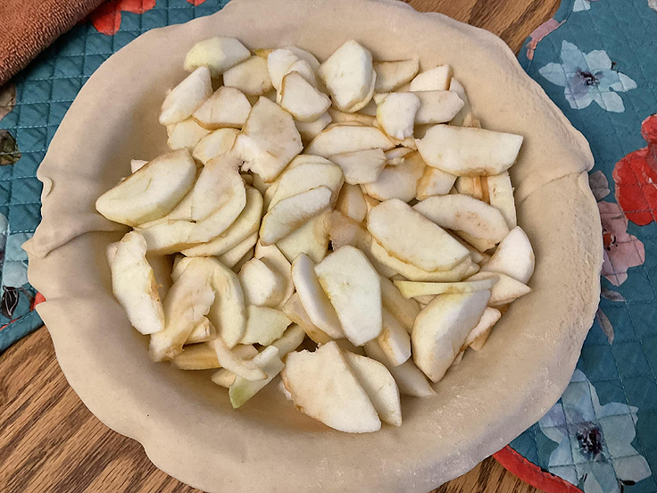 Recette de Tarte aux pommes caramel