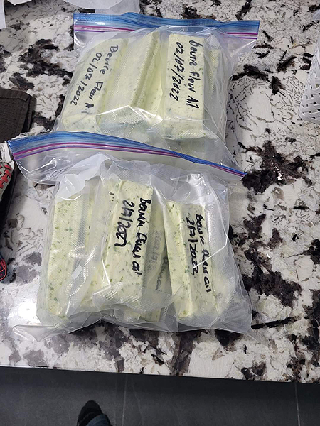 Recette de beurre à l'ail