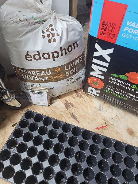 Matériel poiur semis