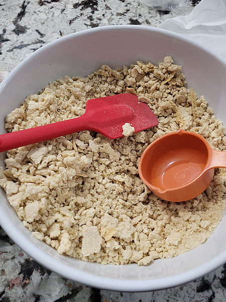 Morceaux de sel d'oignon