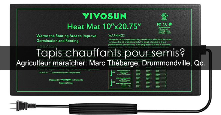 Tapis chauffants