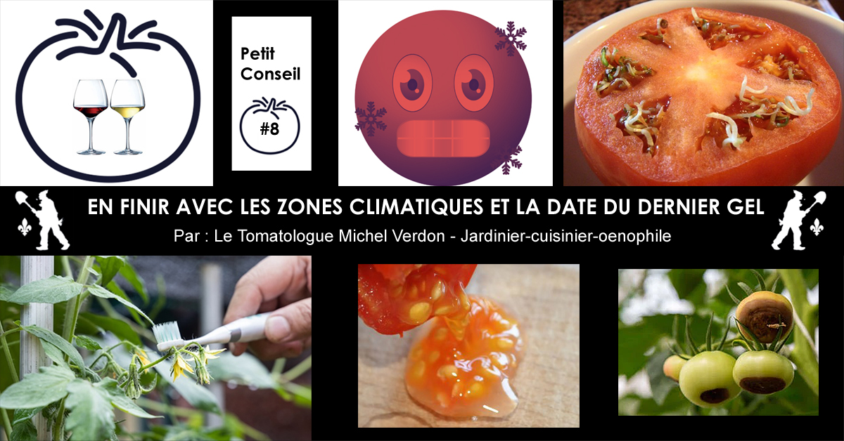 Zones climatiques et date de dernier gel