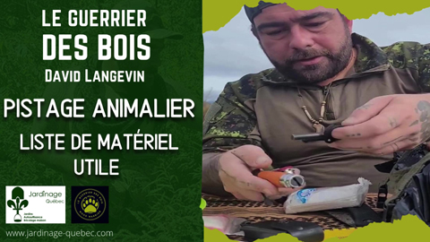 Liste de matériel utile pour le pistage animalier