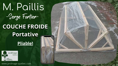 Couche froide portative pliable