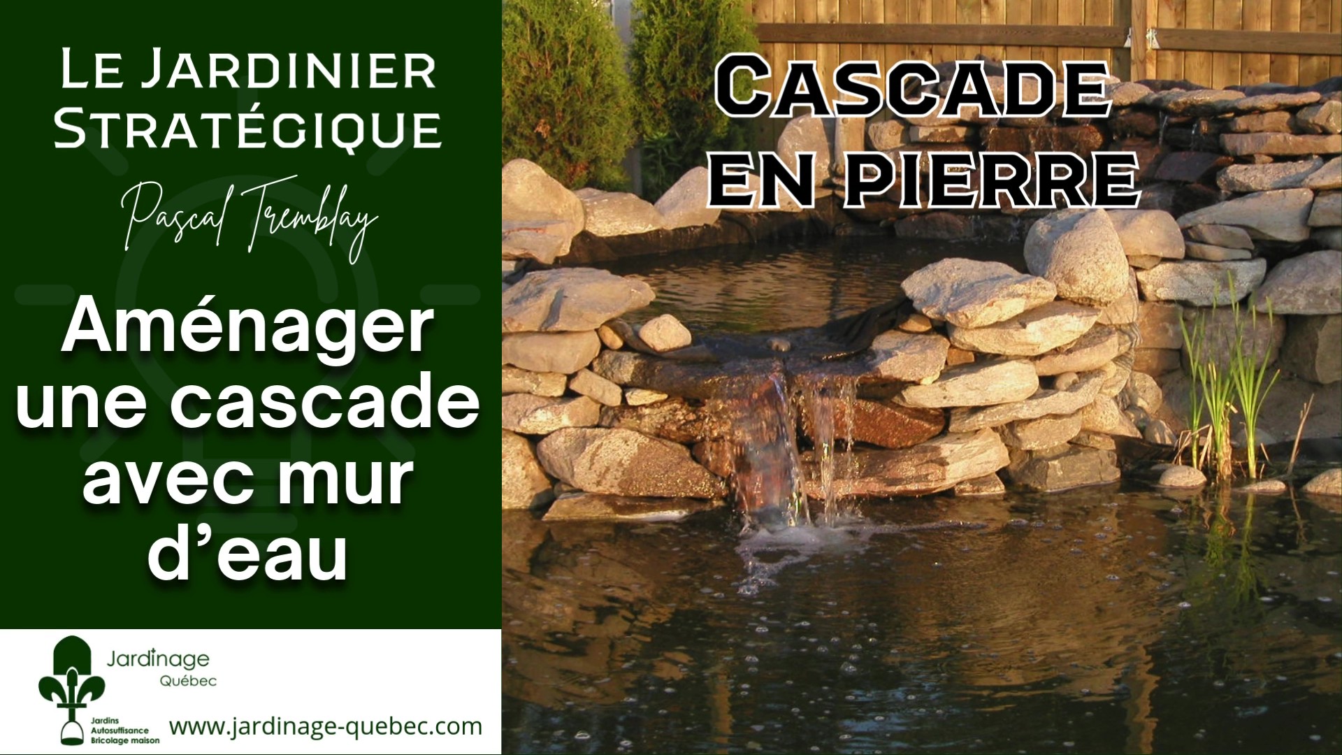 Cascade de jardin