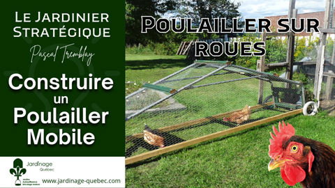 Fabriquer un poulailler mobile sur roues