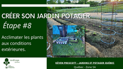 Jardin Potager - Acclimater les plants sous une bâche