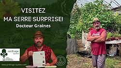 Visite d'une serre potagère ultra productive