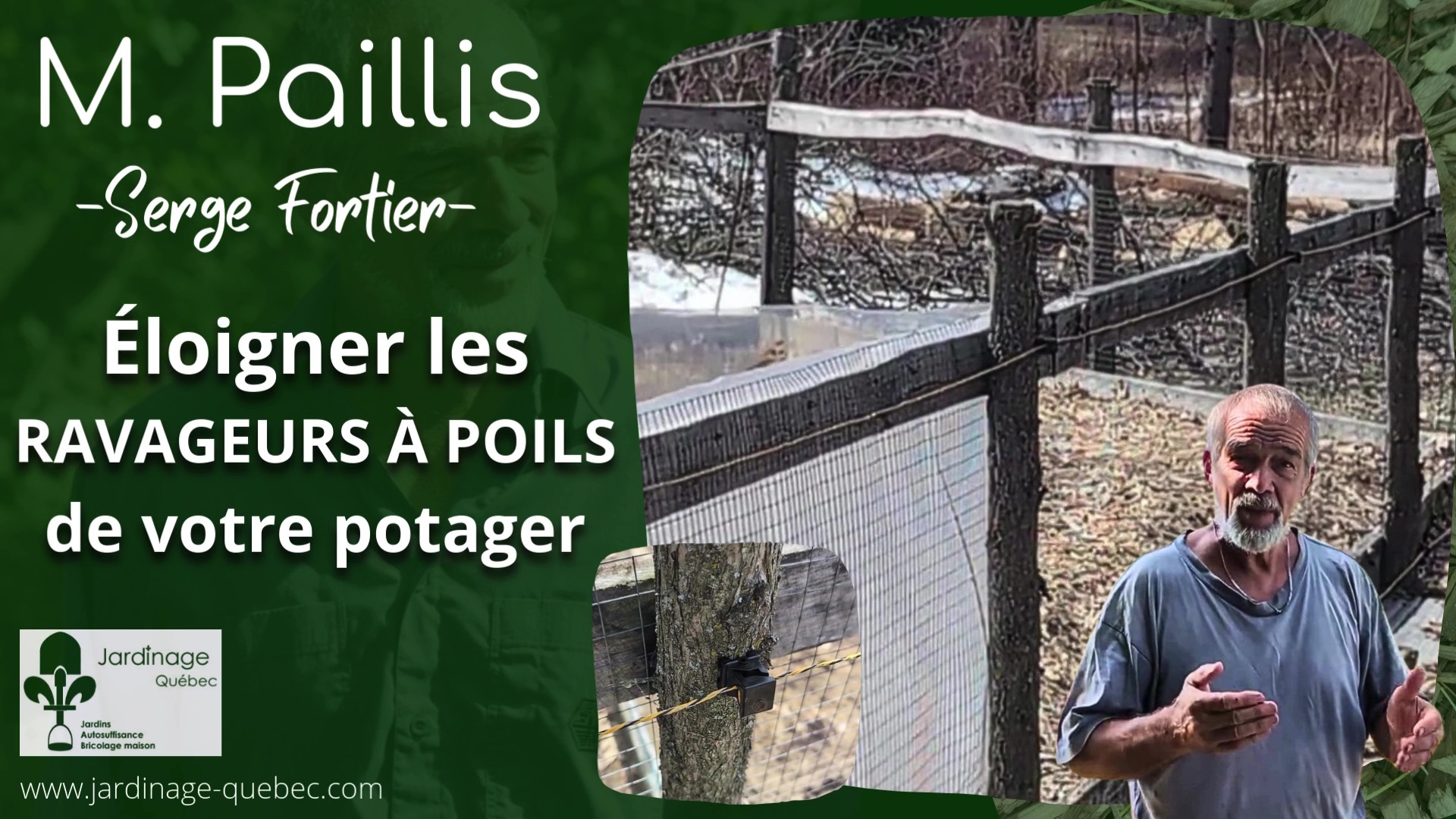 Clôture électrique - Éloigner les ravageurs à poils et sauver vos récoltes au jardin potager