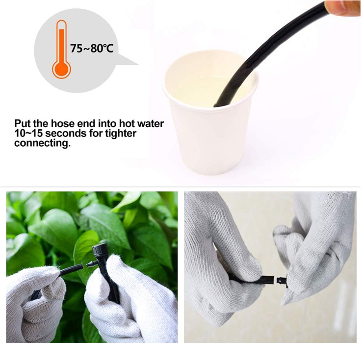 Tuyaux pour goutte à goutte