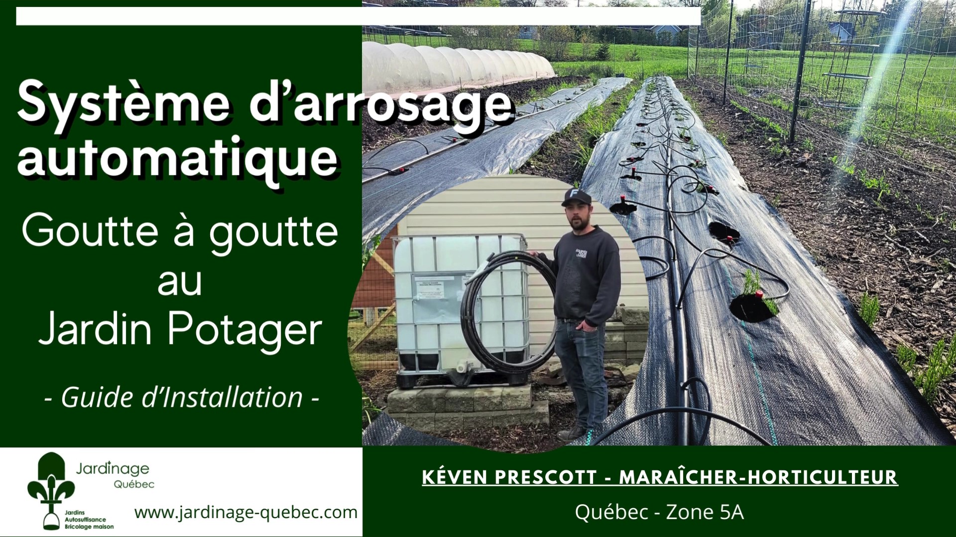 Système d'irrigation automatique goutte à goutte